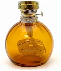 Petrol lámpa BASIC 38 cm borostyán színű