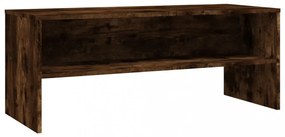 füstös tölgy színű szerelt fa TV-szekrény 100 x 40 x 40 cm
