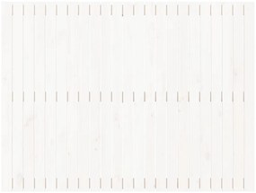 fehér tömör fenyőfa fali fejtámla 146,5x3x110 cm