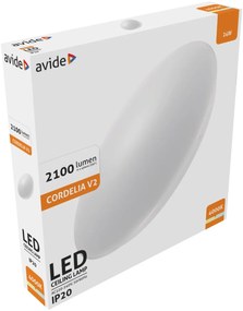 Avide LED Mennyezeti Lámpa Cordelia V2 24W 380*70mm NW 4000K