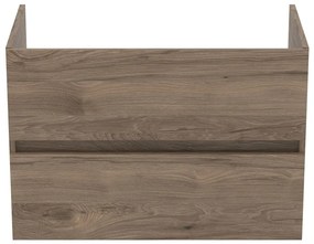 Natúr színű fali mosdó alatti szekrény diófa dekorral 80x55 cm Eurovit+ – Ideal Standard