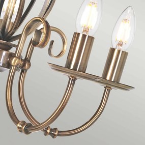Elstead Lighting ARTISAN ART5-AGD-BRASS Csillár 5x60W/E14