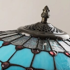 Brilagi - Tiffany vitrázs állólámpa LORAS 2xE27/60W/230V