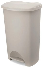 Szürke műanyag pedálos szemetes 50 l – Addis