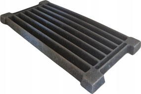 Öntöttvas Grillrács Kandalló Kályhához 40X20CM Tűztérbetét 6KG