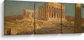 Kép - Frederic Edwin Church, The Parthenon, reprodukciók (órával) (90x30 cm)