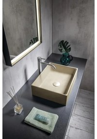 Sapho - Ráültethető mosdó FORMIGO 47,5x36,5 cm beton/bézs