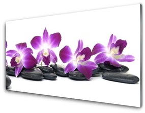 Modern üvegkép Orchidea virág Spa 120x60cm