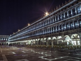 Poszter 40x30cm Utcai kávézó a Szent Márk téren, Assaf Frank