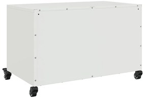 fehér acél TV-szekrény 68 x 39 x 43,5 cm