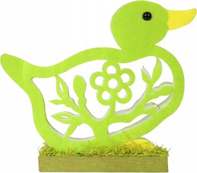 Húsvéti kacsa habszivacs figura sárga dísz