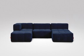 5 Teiliges Modulares Sofa – Blau