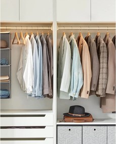 Fa vállfák, 50 darabos készlet