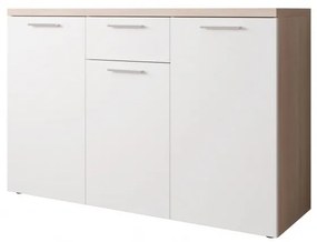 Komód typ 870 Bovero (szonoma tölgy + fehér). 1041893