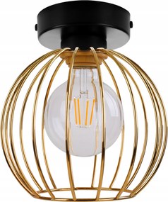 Mennyezeti Lámpa Lógó Fali Lámpa Egyetlen Arany Drót Loft Glamour Fém