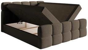 Kontinentális franciaágy 140 cm Cirsten 140C (ágyráccsal és matraccal) (tárolóhellyel) (bézs). Akció -15%. 1100161
