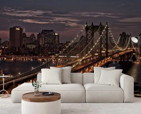Gario Fotótapéta Híd New Yorkban Anyag: Vlies, Méret: 100 x 70 cm