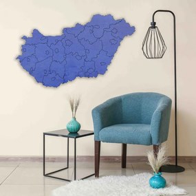 Magyarország fából készült falitérkép - 40 db | SENTOP M005
