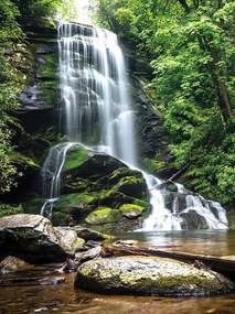 Fotótapéta Függőleges vízesés folyó falfestmény Ragasztó Ajándék 206 x