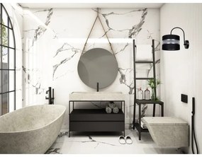 Fali lámpa CORAL 1xE27/60W/230V fekete