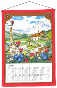 Textil naptár bottal Horal 2026, 45 x 65 cm