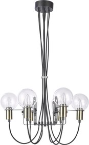 Italux modern függeszték gianni barna fekete itxmd16096-6b