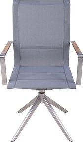 Szürke fém kerti szék Salida – Garden Pleasure