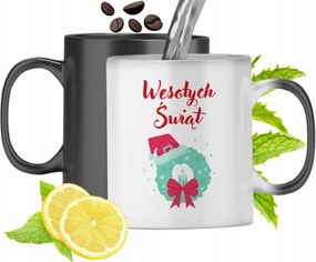 Mágikus Karácsonyi Színváltó Bögre fényképes nyomtatással