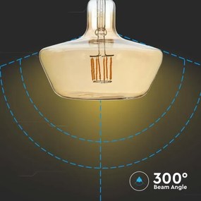 LED Izzó FILAMENT T180 E27/8W/230V 1800K