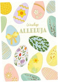 B6 Húsvéti Színes Húsvéti Tojás