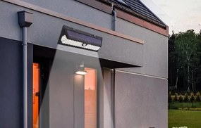 Mozgásérzékelős napelemes LED lámpa LF-1630 - 90 LED