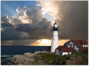 Poszterek 135x100 Világítótorony Tenger