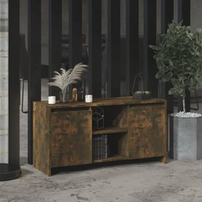 füstös tölgy színű szerelt fa TV-szekrény 102x37,5x52,5 cm