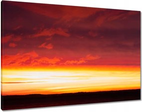 Vászonkép 100x70 Sivatag naplemente