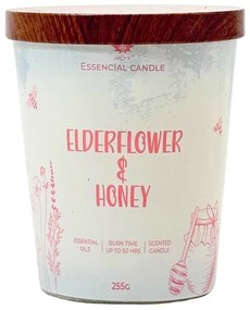 Arome Elderflower & Honey gyertya üvegben, fémfedéllel 255g