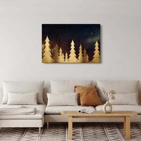 Kép - arany éjszaka (90x60 cm)