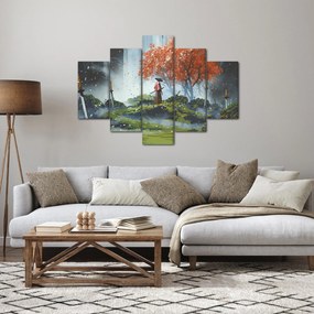 Kép - A kardok kertjének illusztrációja (150x105 cm)