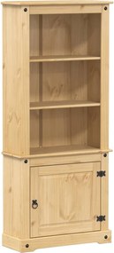 vidaXL Corona tömör fenyőfa magasszekrény 74 x 38 x 170 cm