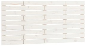 fehér tömör fenyőfa fali fejtámla 146 x 3 x 63 cm