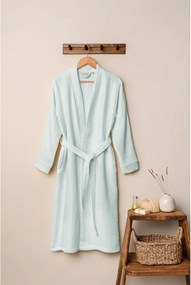 Mentazöld muszlin fürdőköpeny L/XL Kimono – Foutastic