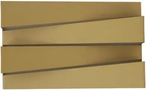 Searchlight 86410GO - LED fali lámpatest SECTION LED/18W/230V aranyszínű