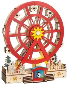 Solight 1v277 - LED karácsonyi dekoráció LED/2xAA/meleg fehér körhinta