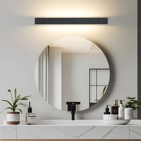 Brilagi-LED Fürdőszobai tükörvilágítás AQUA LINE LED/12W/230V 45 cm IP44 fekete