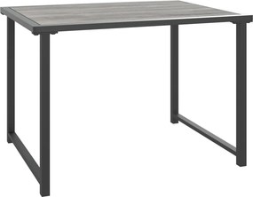 vidaXL antracitszürke acél kerti asztal 55x40x37 cm