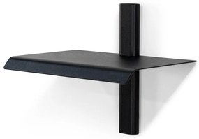 Fekete fém fali polc 28 cm Hola – Spinder Design
