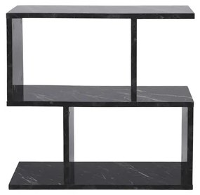 Kis asztal Life - Fekete, Marble