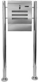 STILISTA Postaláda rozsdamentes acél 120 cm