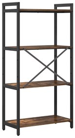Könyvszekrény Füstölt tölgy 60 x 30 x 118 cm Faanyag