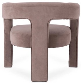 Fotel LILLE Brązowy