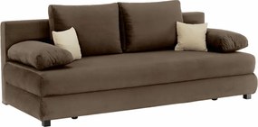 Kanapé ágyfunkcióval, capuccino/bézs, CLIV